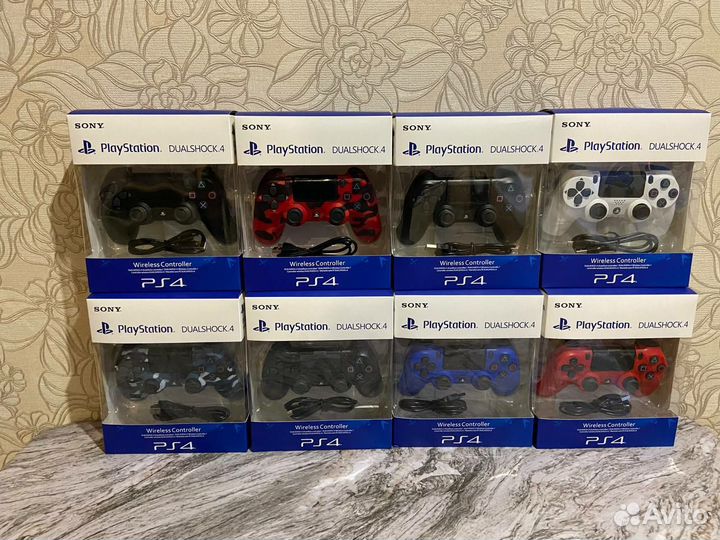Джойстик dualshock PS4 геймпад v2 синий