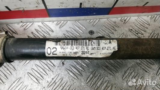 Привод передний левый volkswagen passat B6 (KDN01K