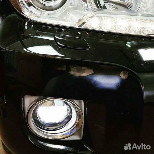 Land Cruiser 200 12-15 LED Туманки F-Sport E4ED4