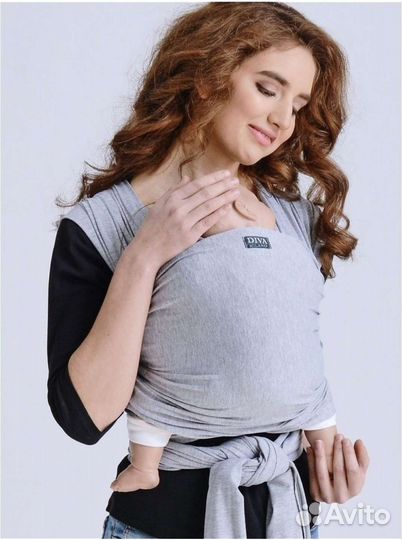 Слинг-шарф трикотажный для новорожденных