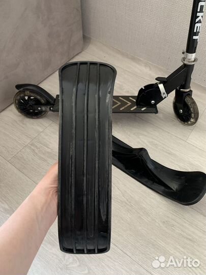 Самокат снегокат 2 в 1