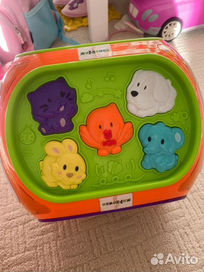 Детский развивающий кубик