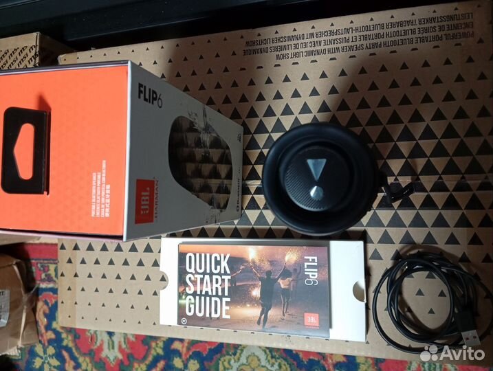 Колонка jbl flip 6 чёрная