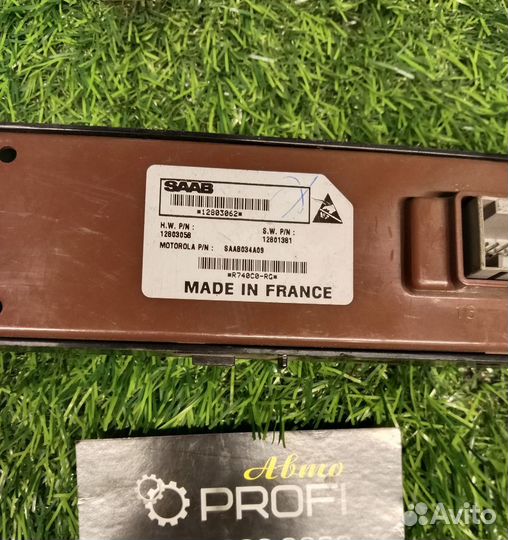 Блок управления cтeклoподъемником Saab 9-3