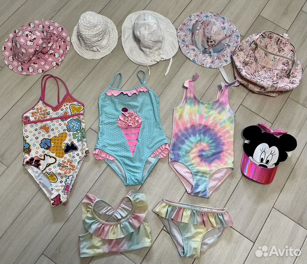 Купальники на девочку 5-7 лет