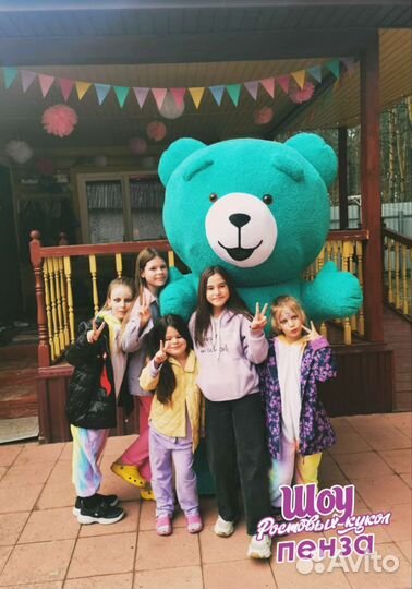 Ростовые куклы Белый/Розовый/Бурый/Мятный мишка