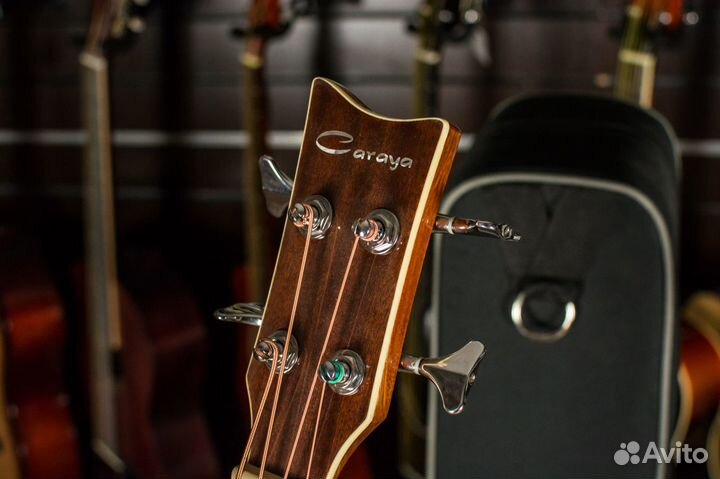 Акустическая бас гитара Caraya + Аксессуары