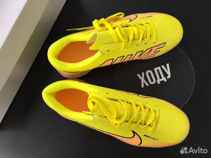 Шиповки Nike Air Zoom желтые 39-45