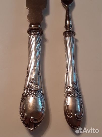 Набор столовый серебро 84 проба