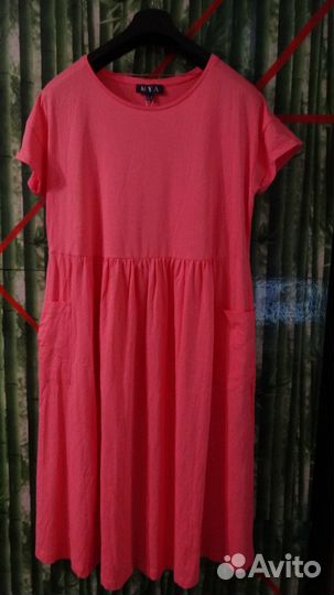 Платье хлопок р.52- 54