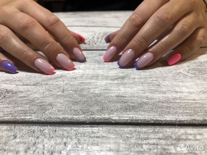 Наращивание ногтей на дому