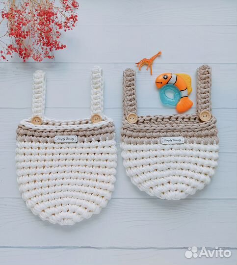 Подарок на рождение ребенка, кармашки на кроватку