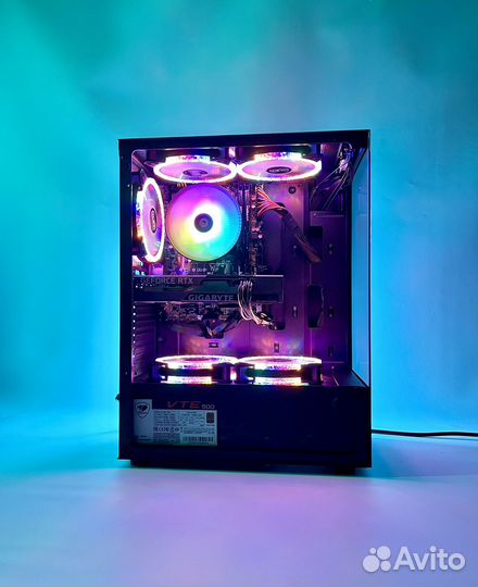 Игровой пк + монитор: rtx 3050 / i5 10400f / 16gb