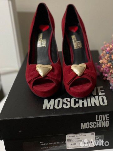 Туфли love moschino