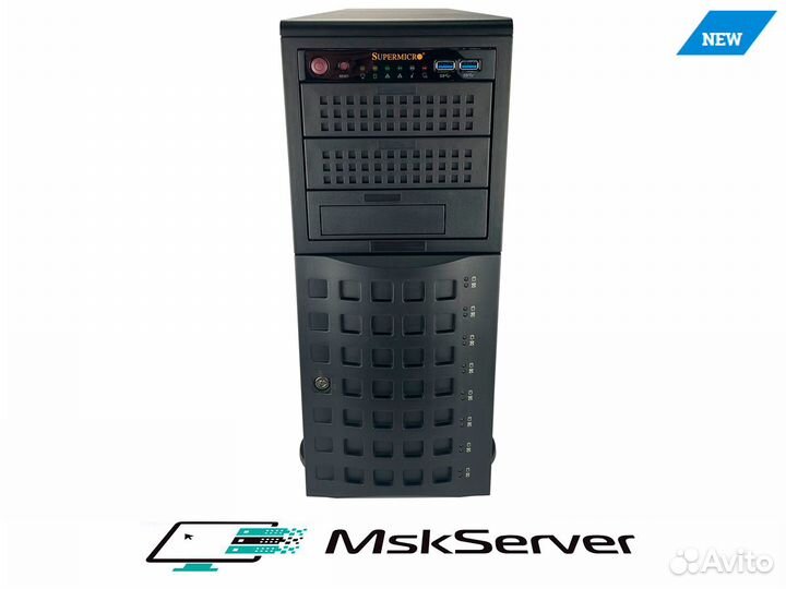 Сервер Supermicro 7049P-TRT 2xGold 6146 64Gb