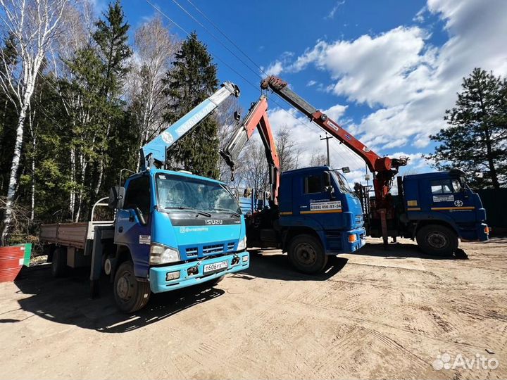 Манипулятор + коники для перевозки труб или брёвен