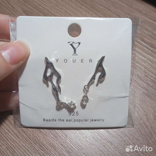 Серьги бижутерия