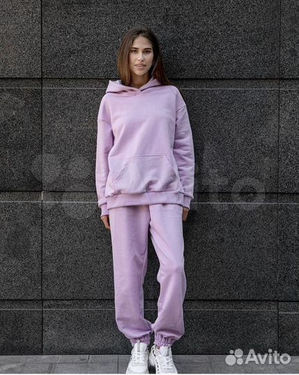 Спортивный костюм женский с капюшоном oversize
