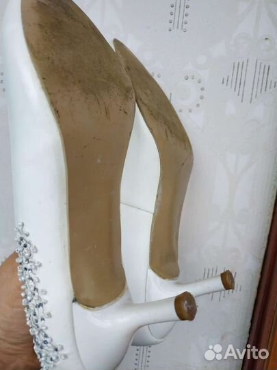 Туфли белые 39,5 размер