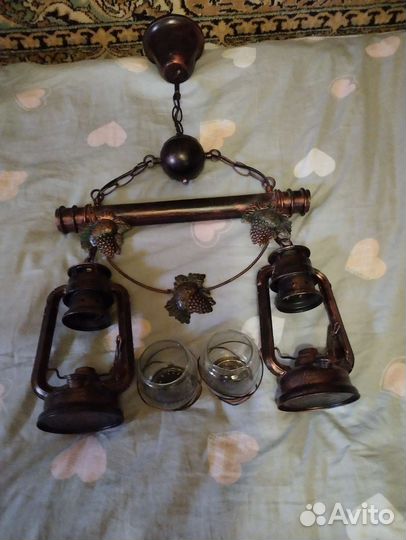 Люстра винтаж, лофт