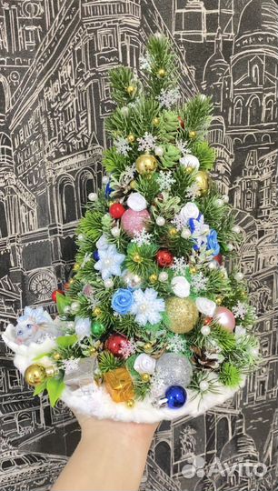 Новогодняя композиция, елка