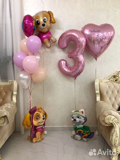 Фотозона Щенячий патруль 3D праздник/аренда
