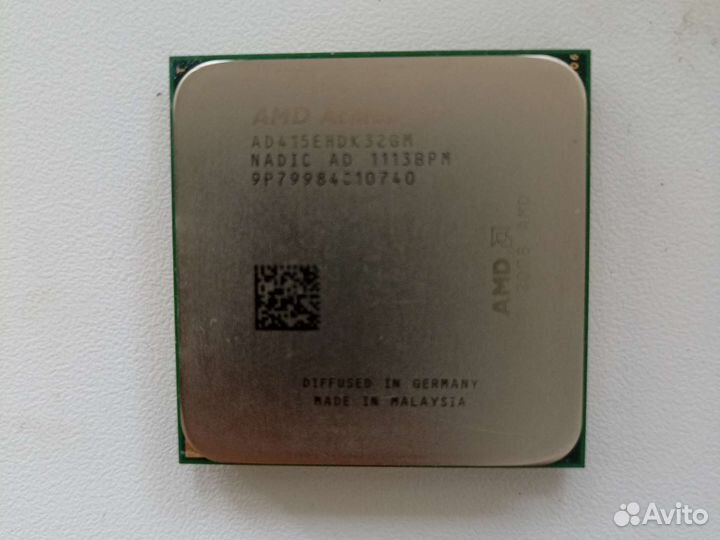 Процессор AMD Athlon x3 415e