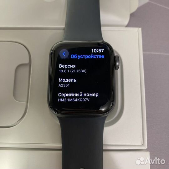 Часы apple watch se 40 mm space gray