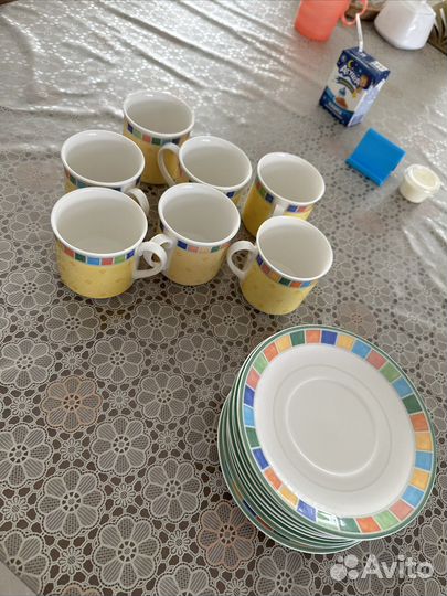 Чашка с блюдцем Villeroy boch twist alea