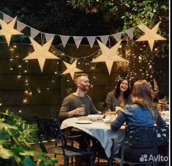 Звезда новогодняя с подсветкой