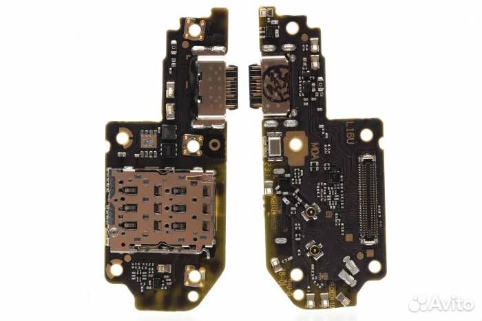Шлейф Xiaomi Poco X4 GT (плата) разъем зарядки/Сим