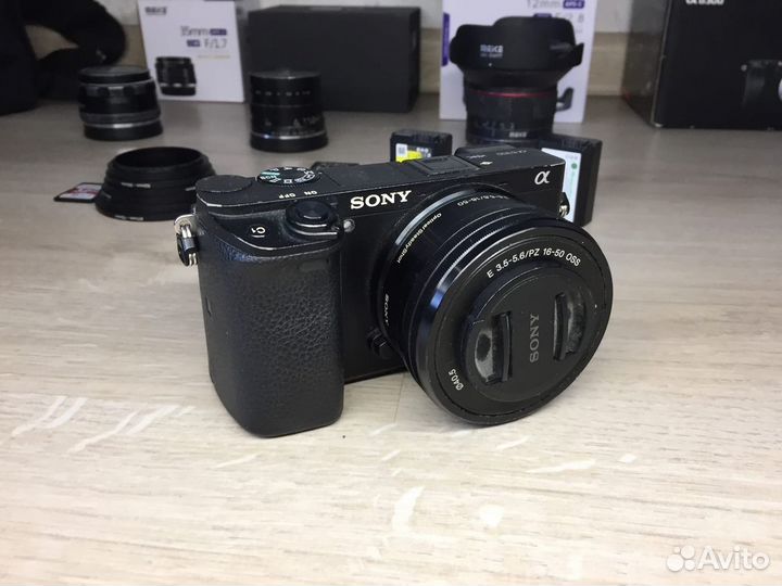 Фотоаппарат sony a6300, 4 обьектива, сьемочный лут