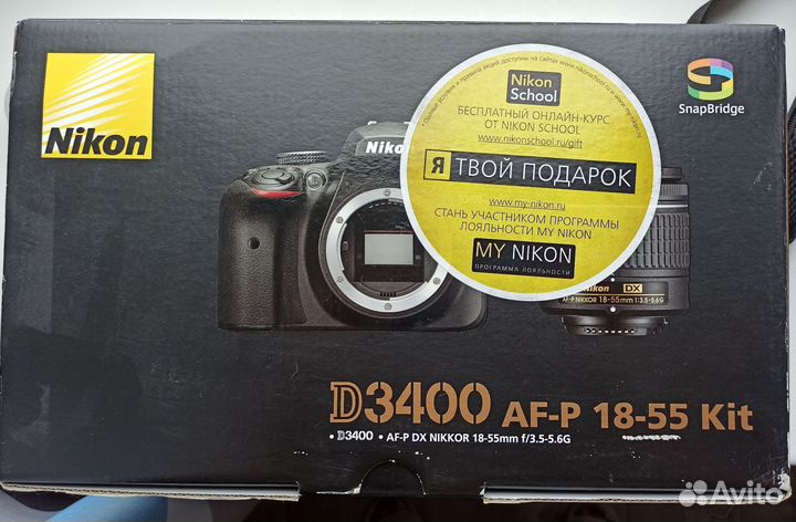 Зеркальный фотоаппарат nikon d3400