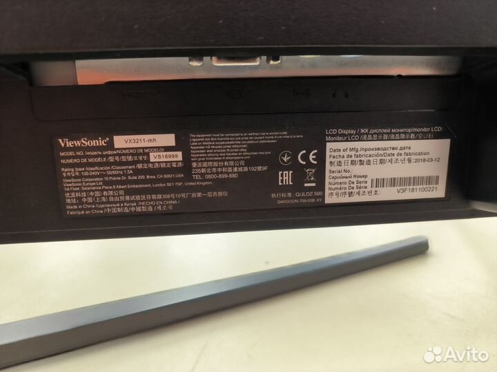 Монитор Viewsonic vx3211 mh
