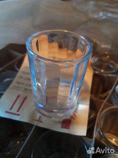 Стаканы стопки 50 шт граненые 50 мл