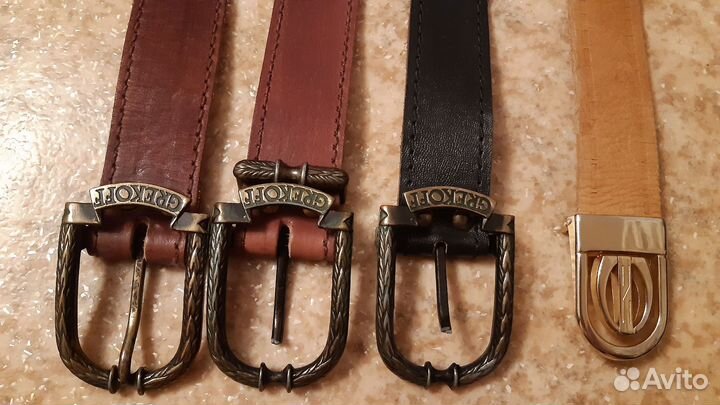 Ремни натуральная кожа коллекционные