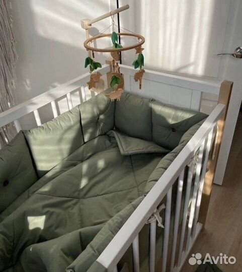 Бортики в детскую кроватку