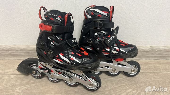 Детские раздвижные ролики 26-31 + Шлем+Защита+Сумк