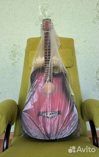 Акустическая гитара новая, 3/4