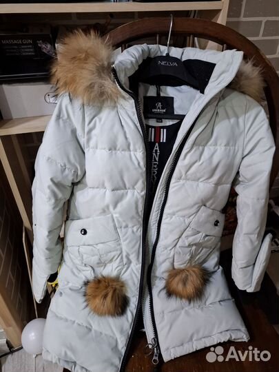 Пуховик 128 аnernuo пух. Очень теплый