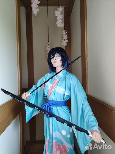 Косплей Иноске кимоно Клинок Рассекающий Демона