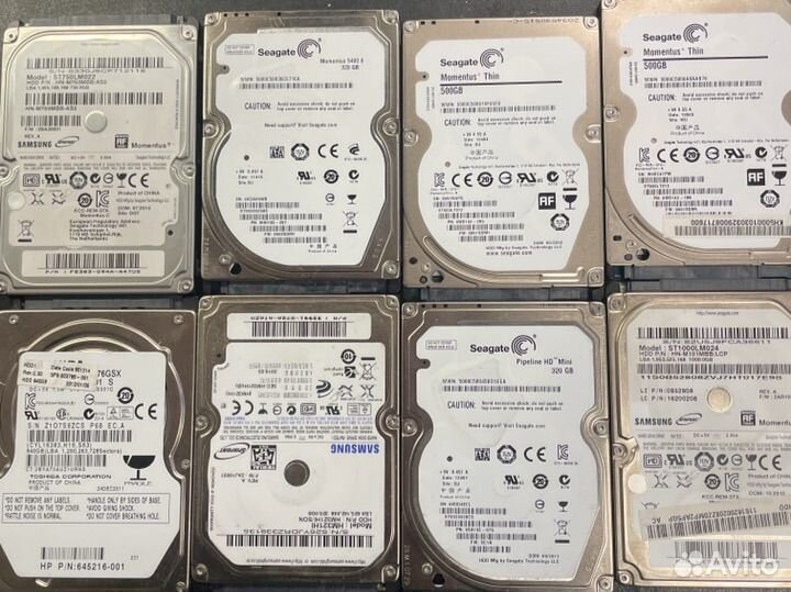 Жесткий диск для ноутбука 320 500 750 1тб