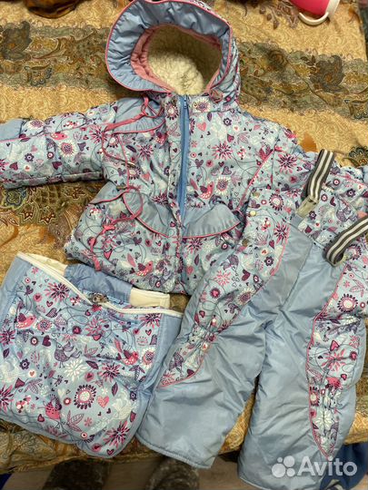 Детский зимний комбинезон трансформер
