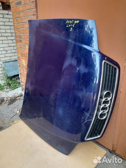 Капот Audi a6 c5 Ауди а6 ц5 дорестайлинг синий