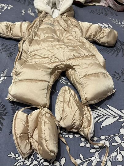 Комбинезон трансформер зимний 68 для новорожденных