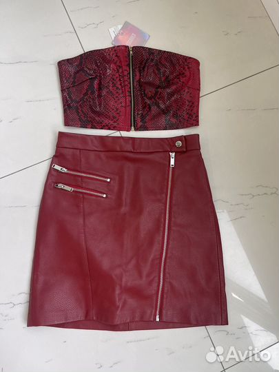 Топ Missguided и юбка Bershka