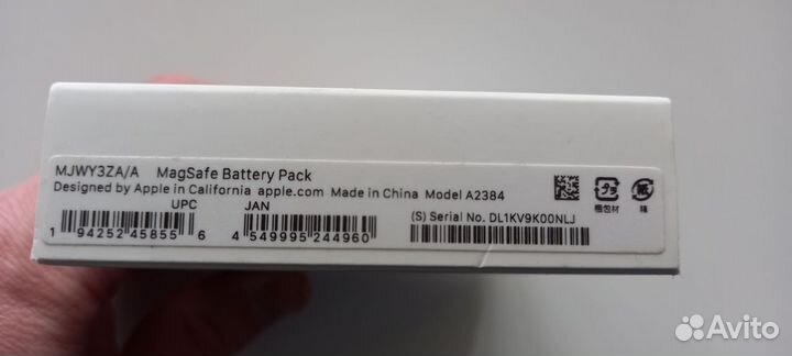 Внешний аккумулятор apple magsafe batterypack ориг
