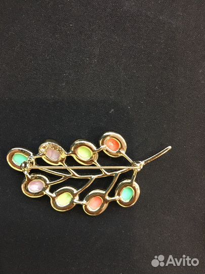 Комплект винтаж брошь и серьги Sarah Coventry