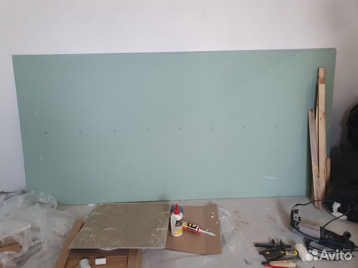 Гипсокартон влагостойкий кнауф 9.5мм