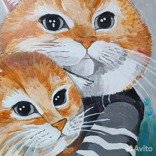 Картина акрилом 